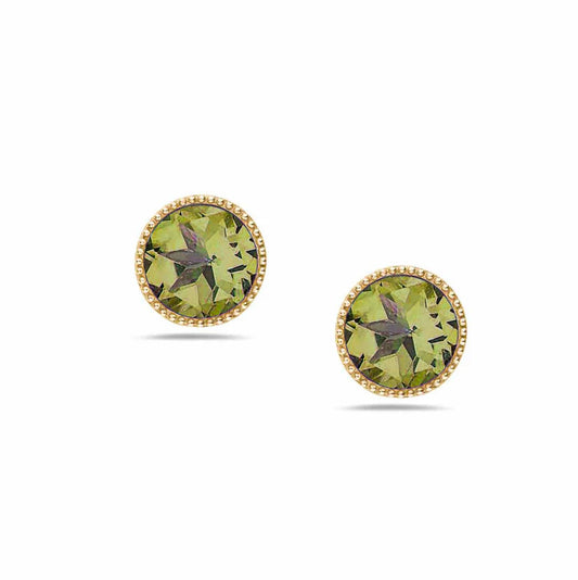 Anatoli Collection Vermeil Peridot Earrings