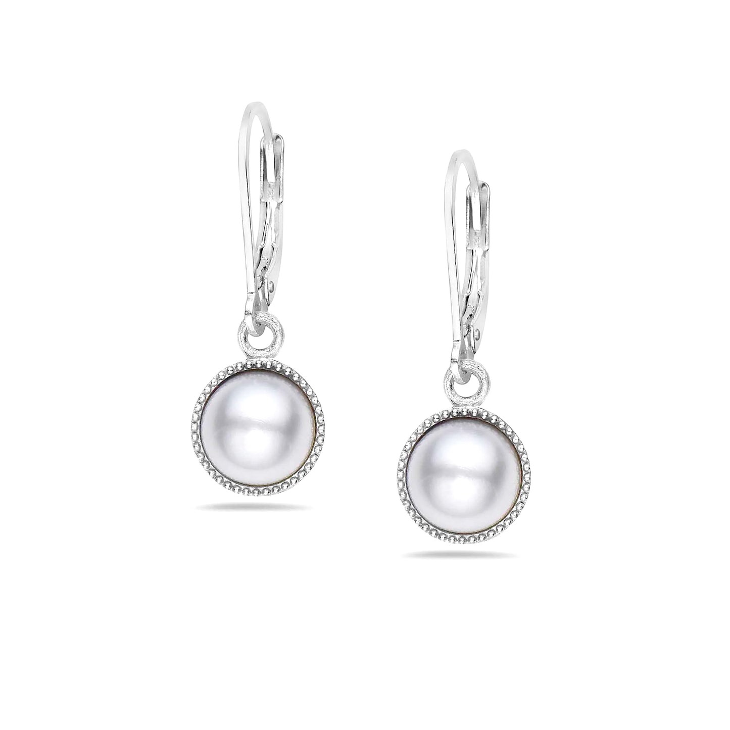 Anatoli Collection Sterling Silver Freshwater Pearl Earrings