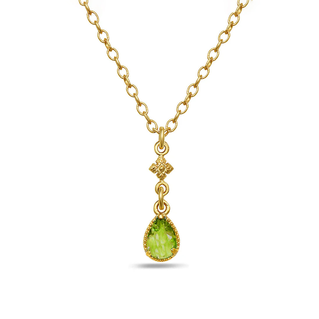 Anatoli Collection Peridot Vermeil Necklace