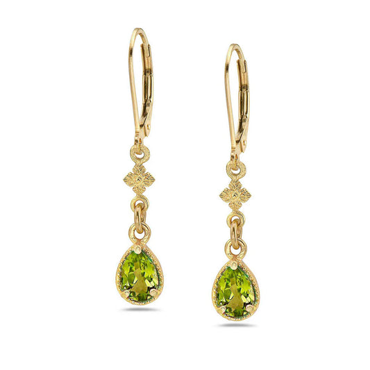Anatoli Collection Peridot Vermeil Earrings