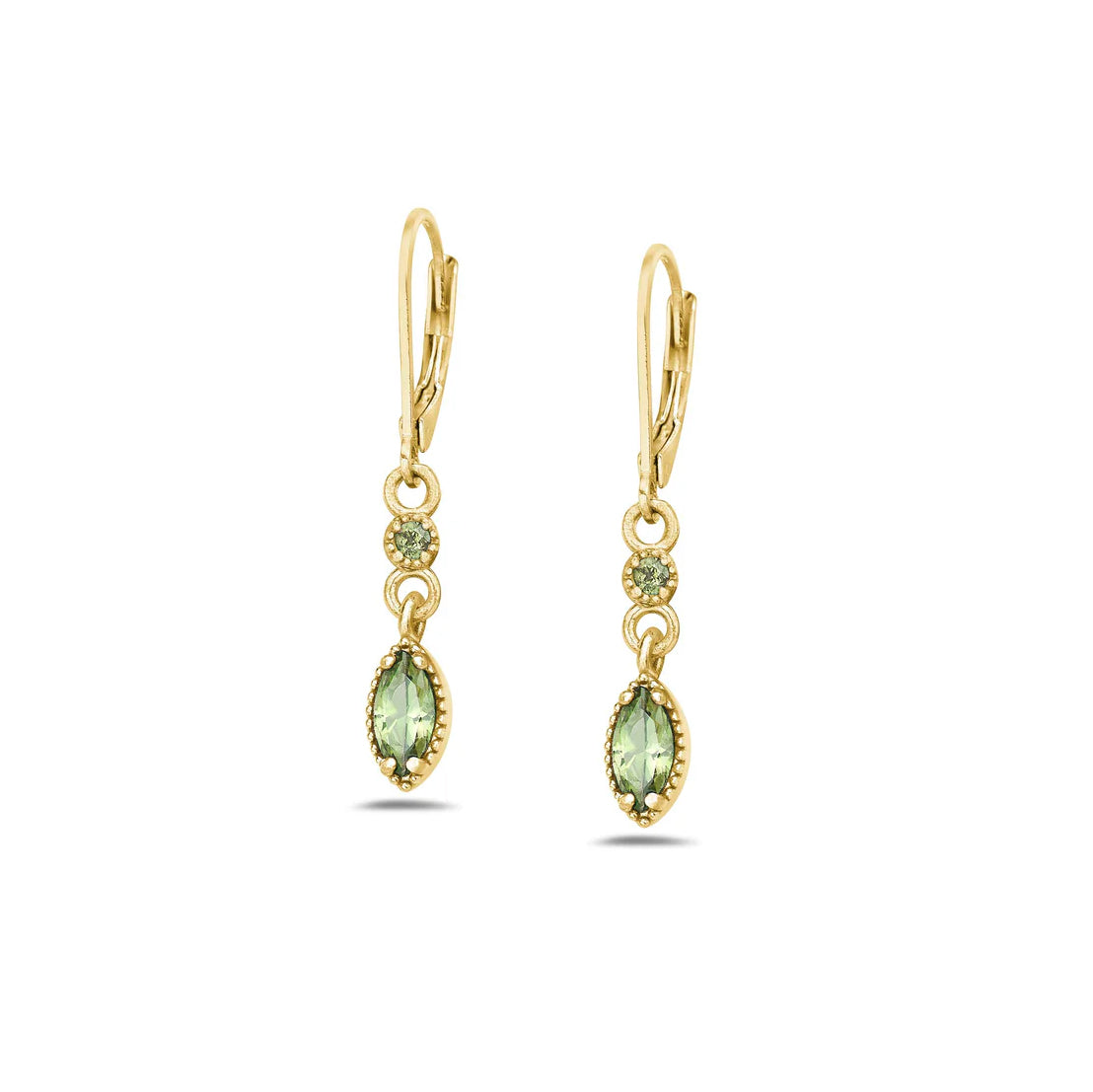Anatoli Collection Petite Peridot Earrings