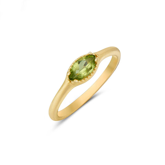 Anatoli Collection Petite East-West Peridot Ring