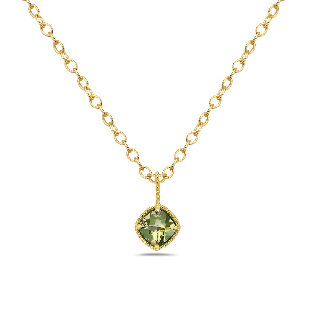 Anatoli Collection Vermeil Peridot Necklace