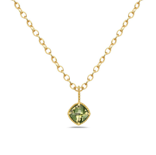 Anatoli Collection Vermeil Peridot Necklace