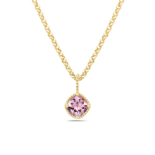 Anatoli Collection Vermeil Strawberry Topaz Necklace