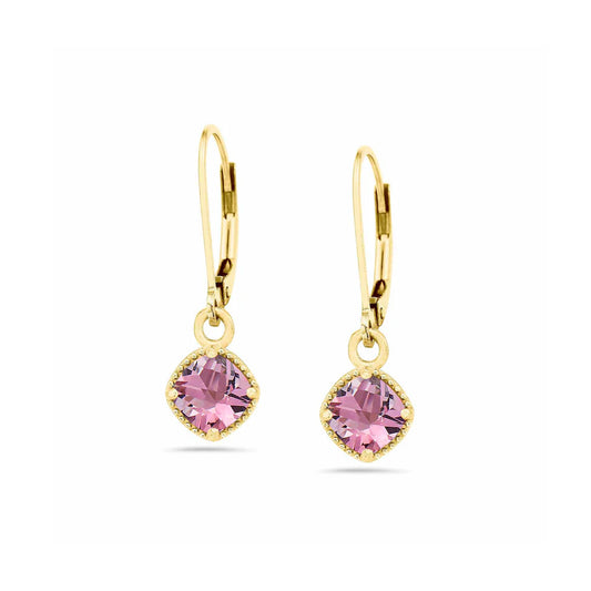 Anatoli Collection Vermeil Strawberry Topaz Earrings