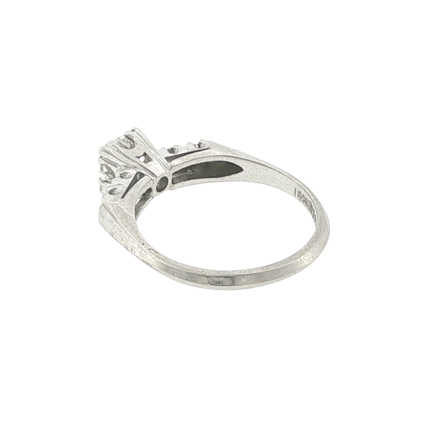 Estate Collection Vintage Platinum Diamond Engagement Ring