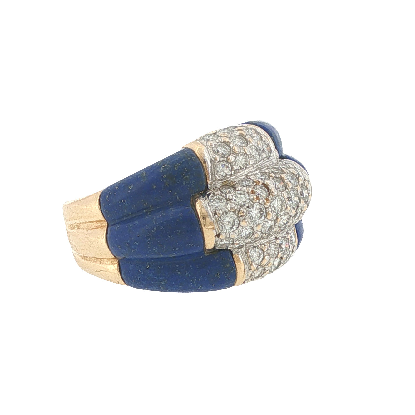 Estate Collection Lapis & Diamond Cocktail Ring
