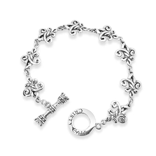 Cristy Cali Fleur de Love Knot Toggle Bracelet