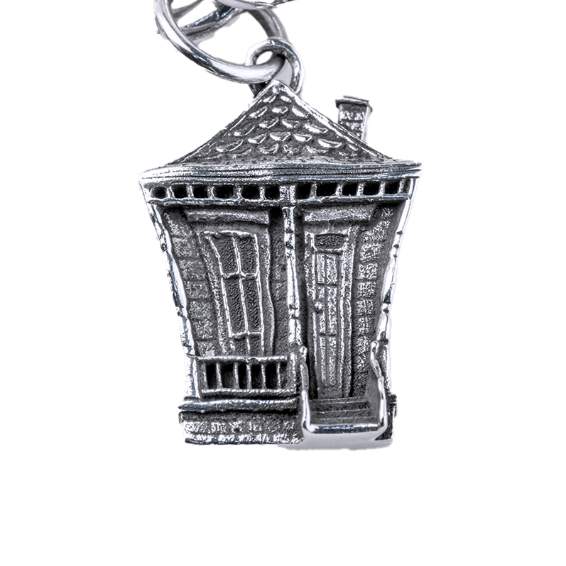 Tom Mathis Designs Sterling Silver Shotgun House Charm
