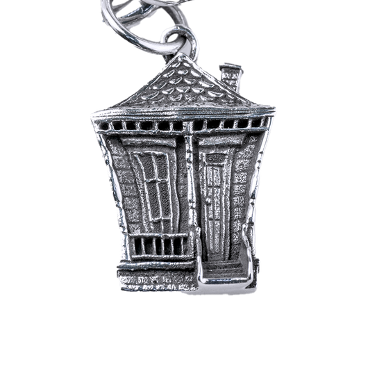 Tom Mathis Designs Sterling Silver Shotgun House Charm