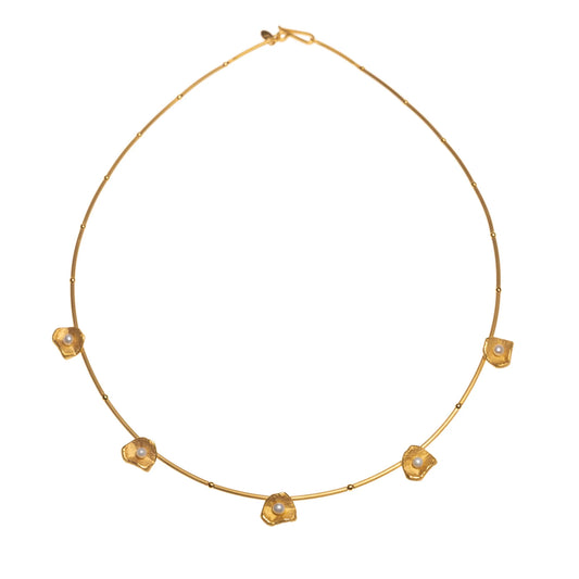 Mysterium Collection Vermeil Petal Necklace