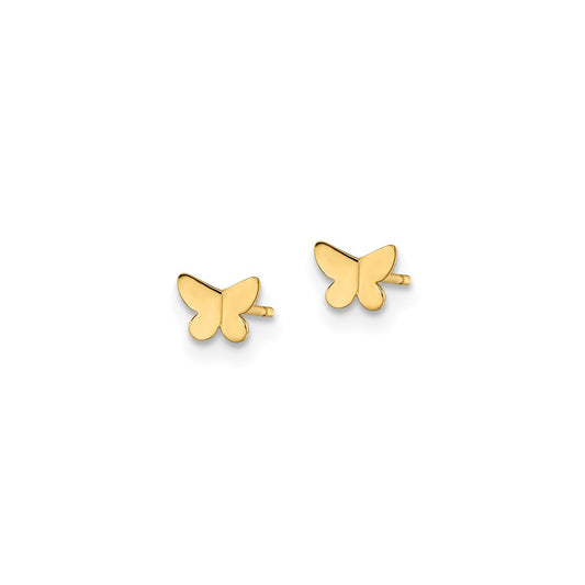 14K Petite Butterfly Earrings