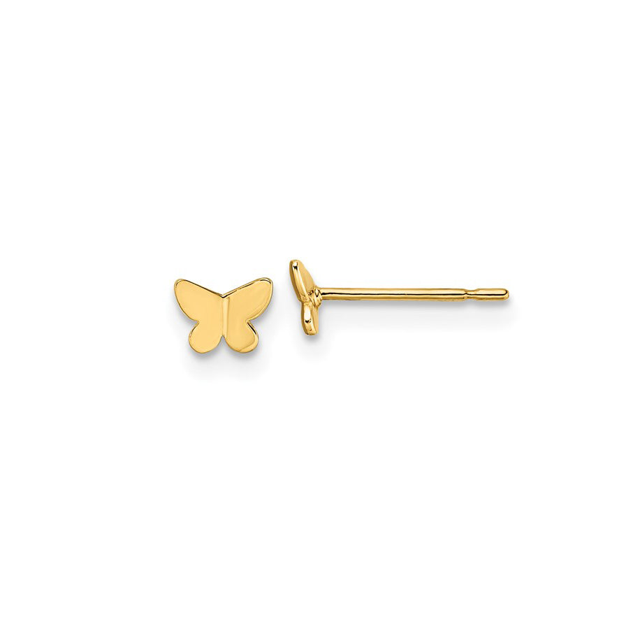 14K Petite Butterfly Earrings