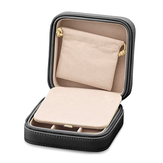 Black Zippered Jewelry Case