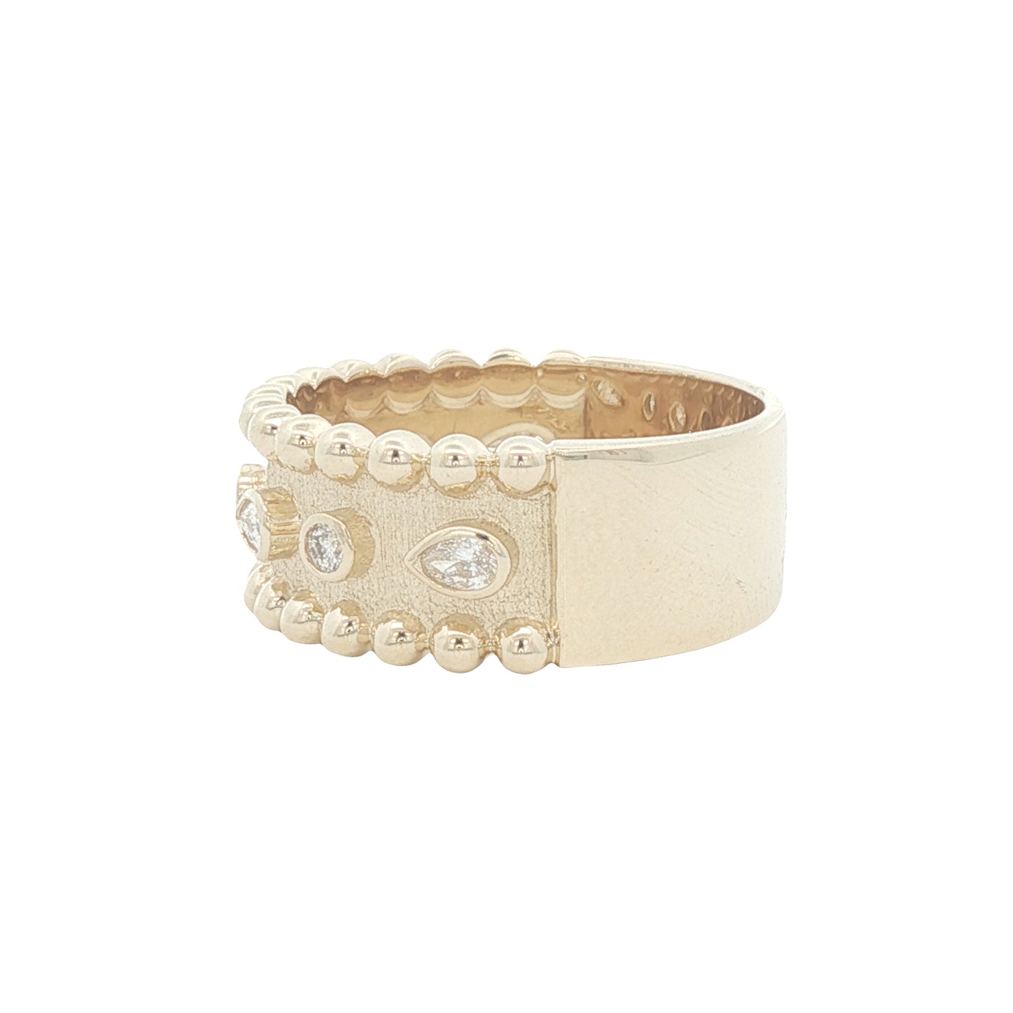 14K Yellow Gold 0.28CT Diamond Band