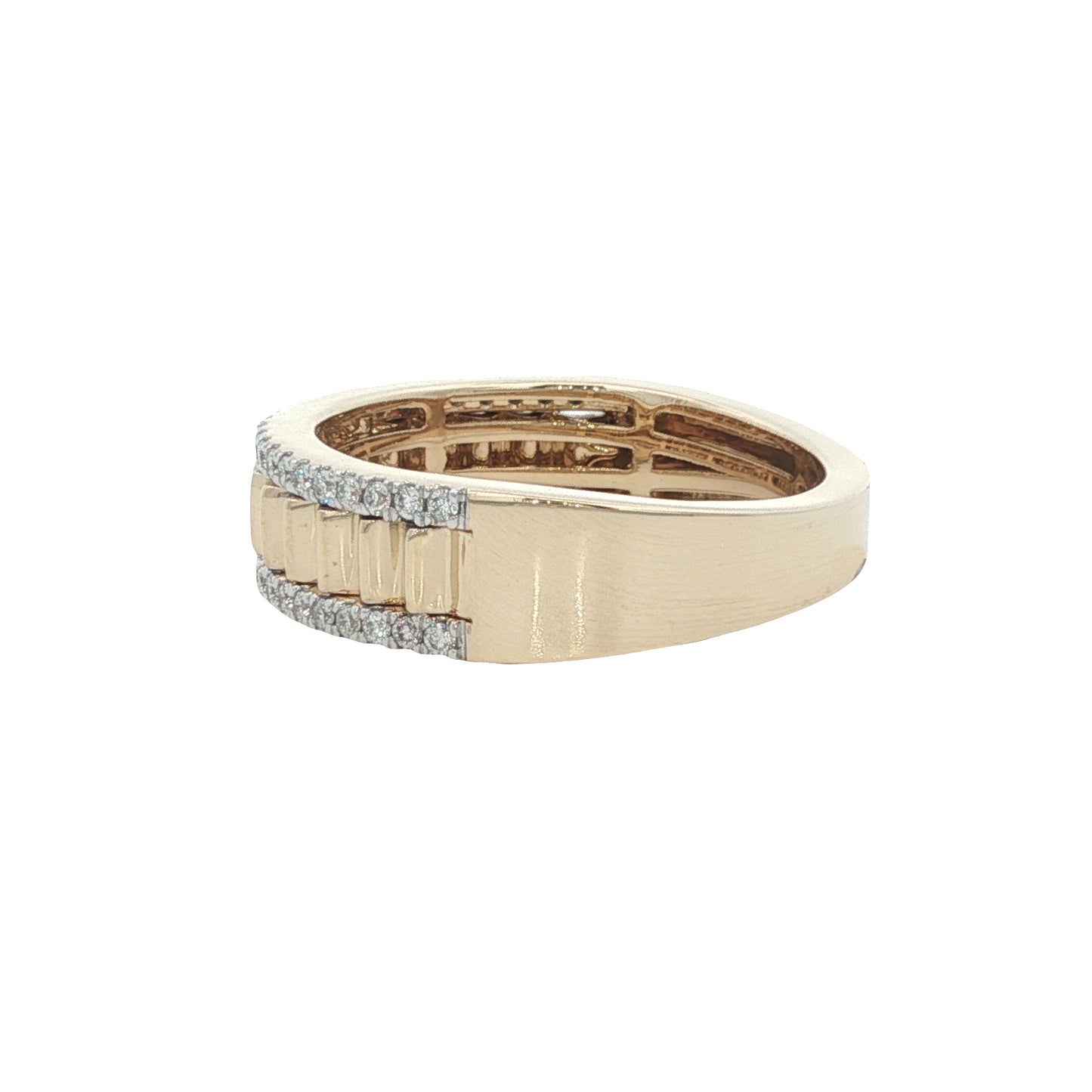 14K Yellow Gold 0.35CT Diamond Band