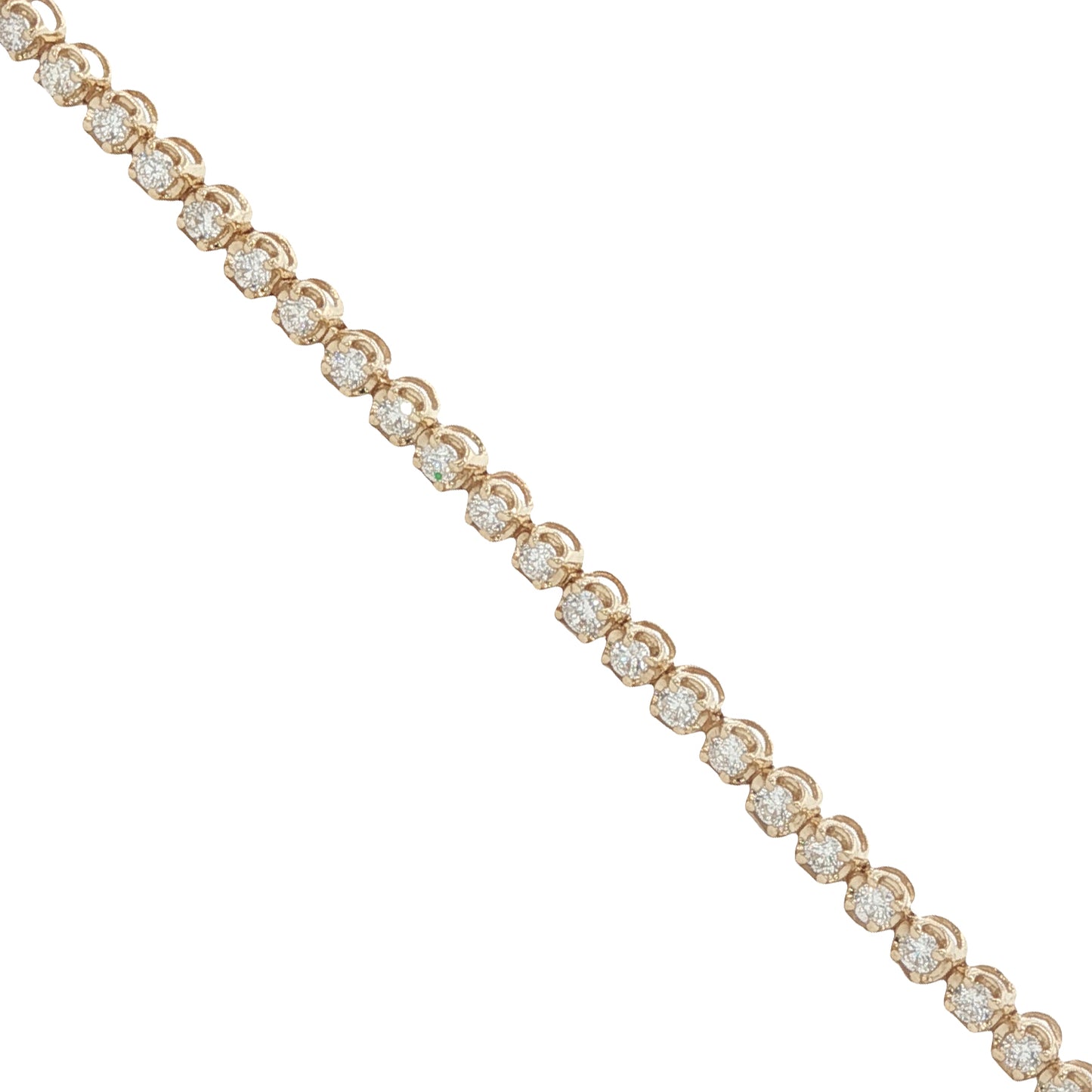 14K Yellow Gold 0.51ct Diamond Bracelet