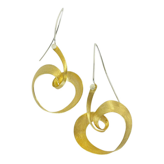 Mysterium Collection Vermeil Heart Earrings