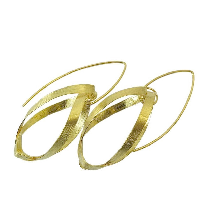 Mysterium Collection Vermeil Ribbon Earrings