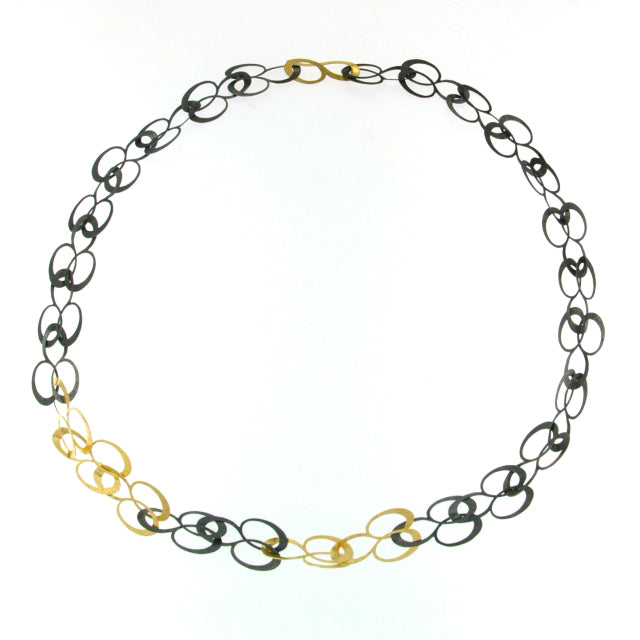 Mysterium Collection Black & Gold Necklace