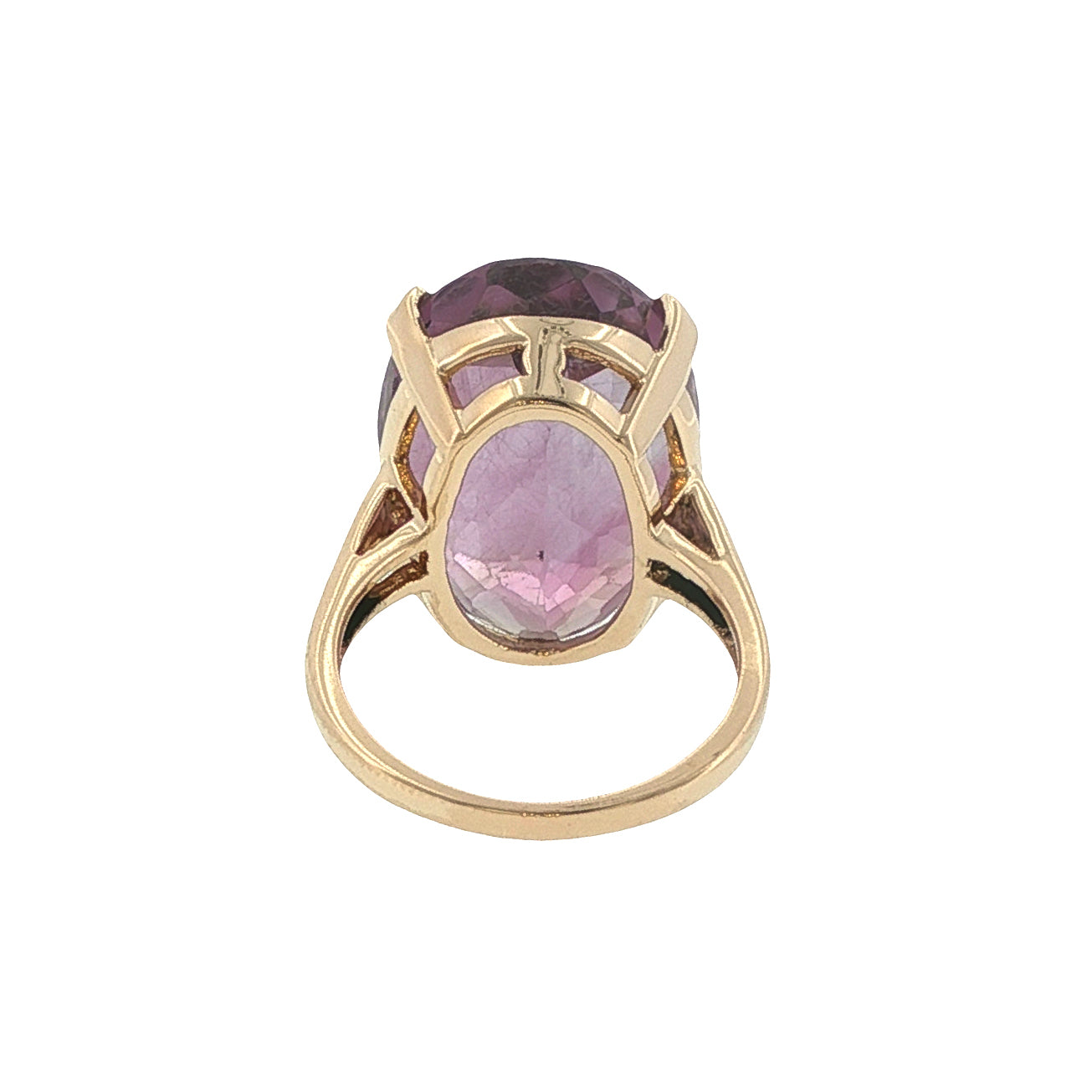 Estate Collection Vintage 20ct Oval Amethyst Ring