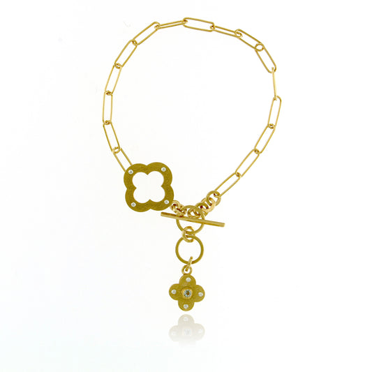Mysterium Collection Vermeil Blue Topaz Bracelet