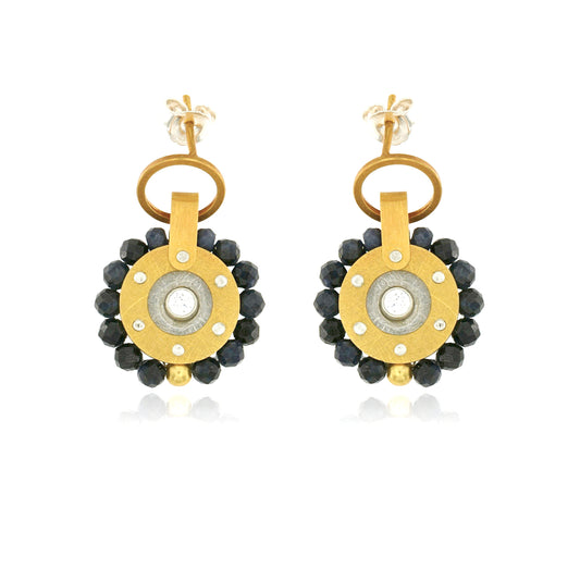 Mysterium Collection Vermeil Sapphire Earrings