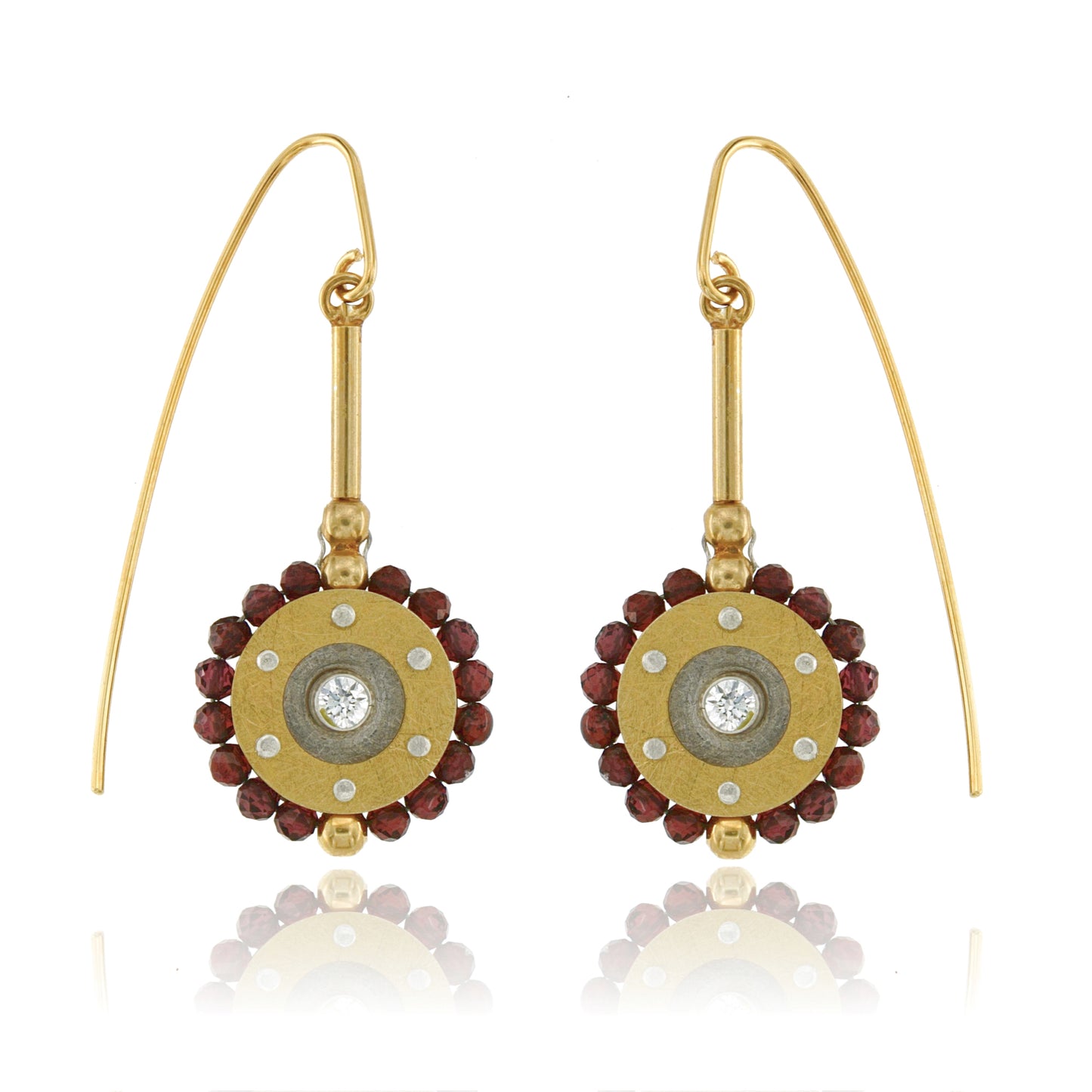 Mysterium Collection Vermeil Garnet Earrings