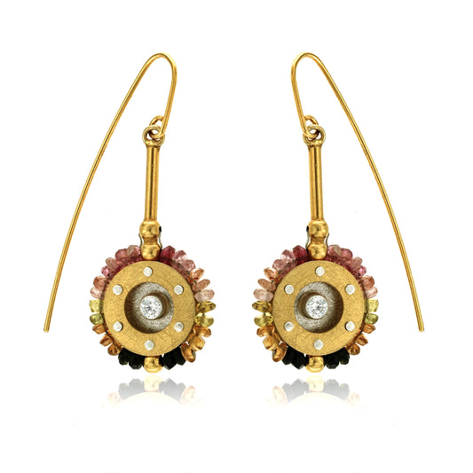Mysterium Collection Vermeil Tourmaline Earrings