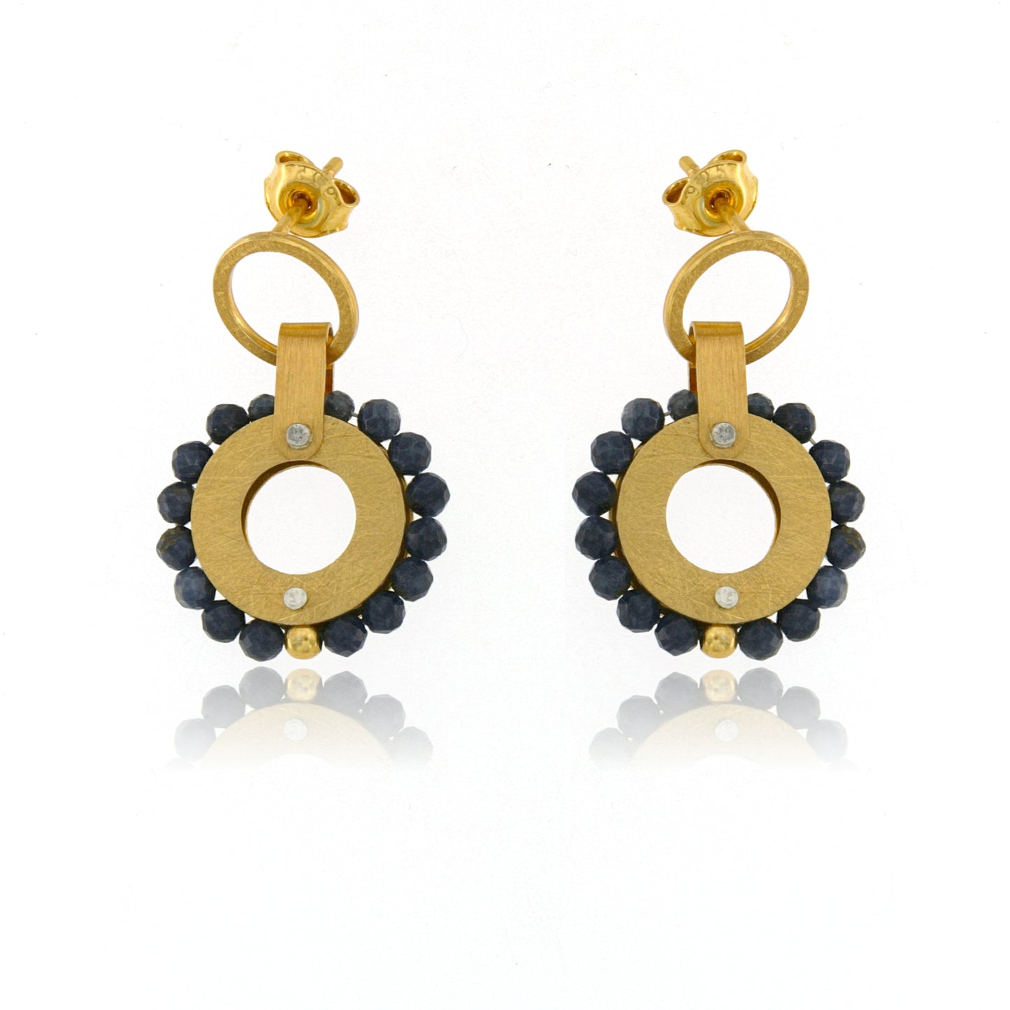 Mysterium Collection Vermeil Sapphire Earrings