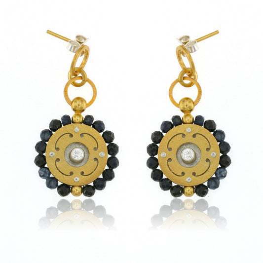 Mysterium Collection Vermeil Sapphire Earrings
