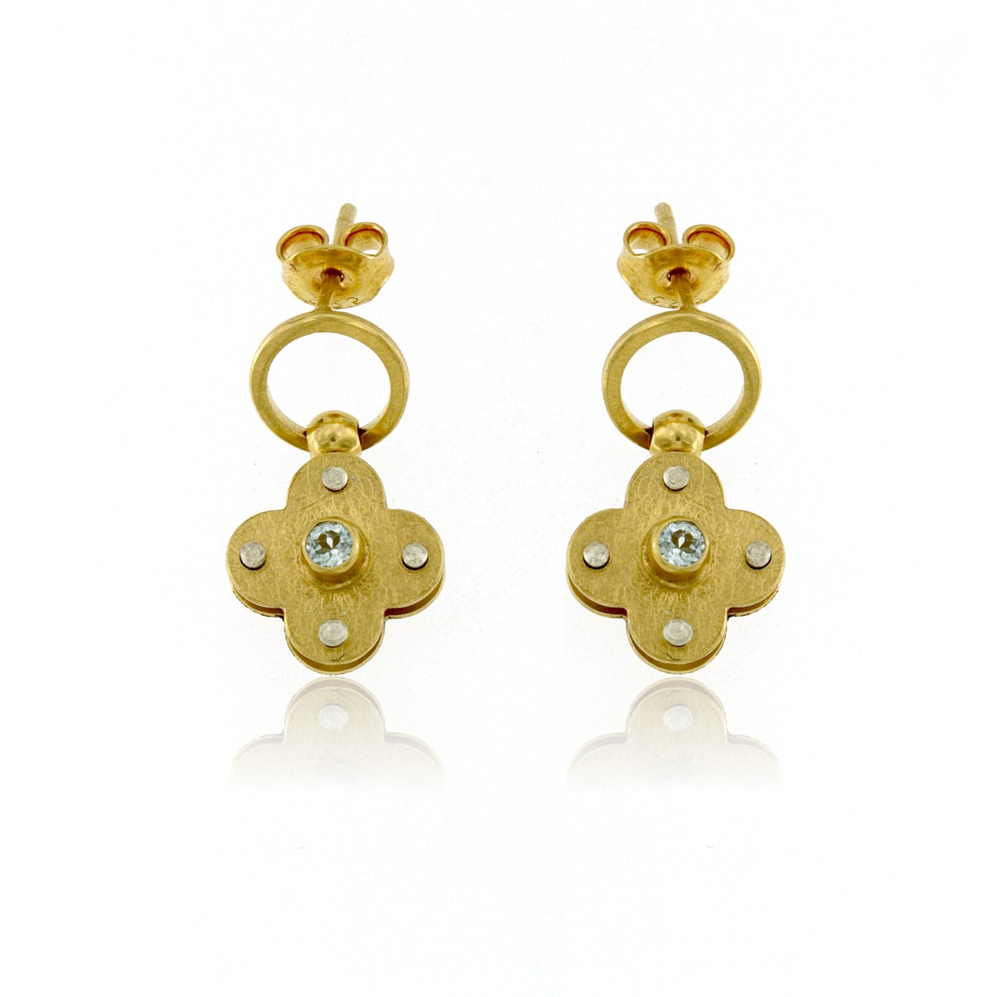 Mysterium Collection Vermeil Sky Blue Topaz Earrings