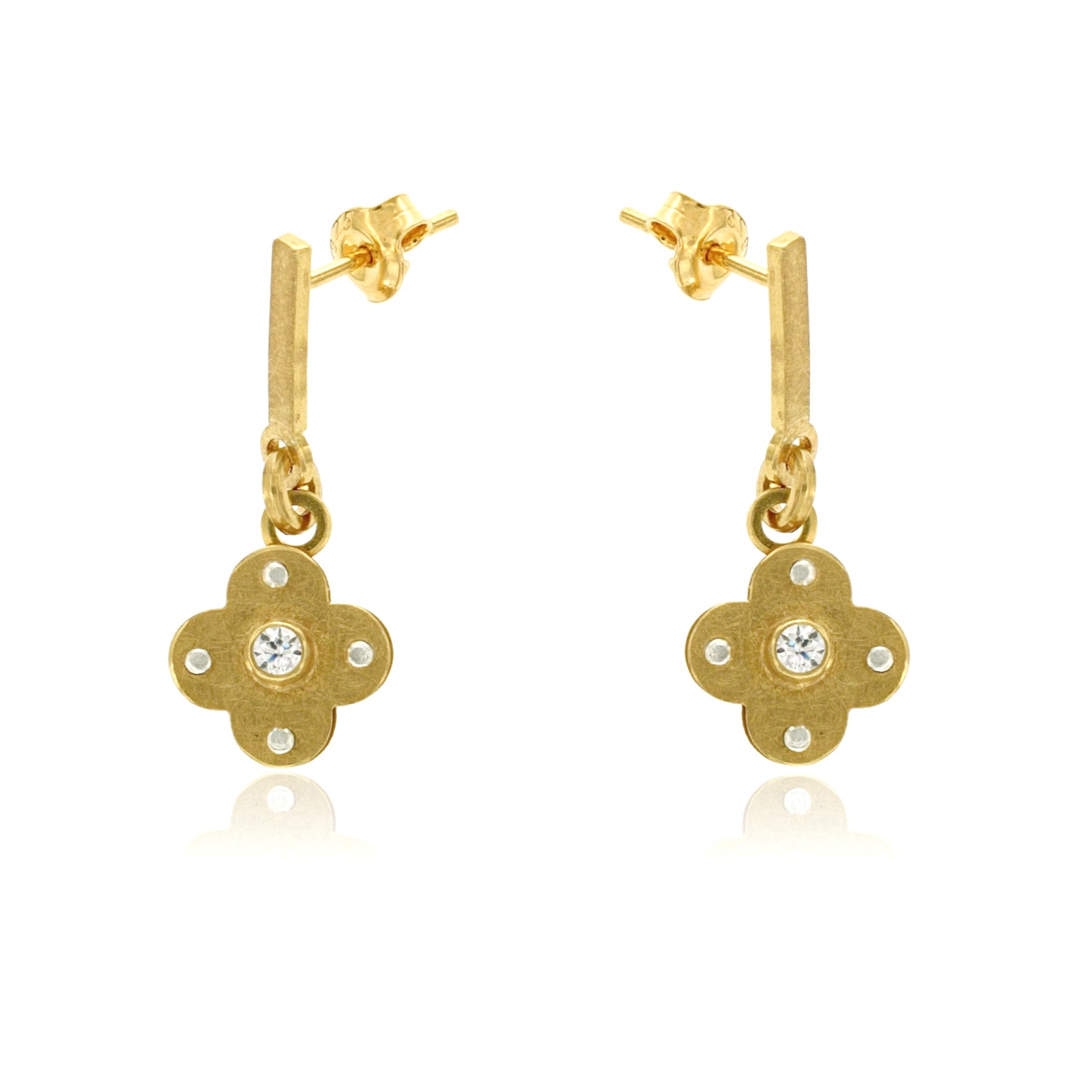Mysterium Collection Vermeil Cubic Zirconia Earrings