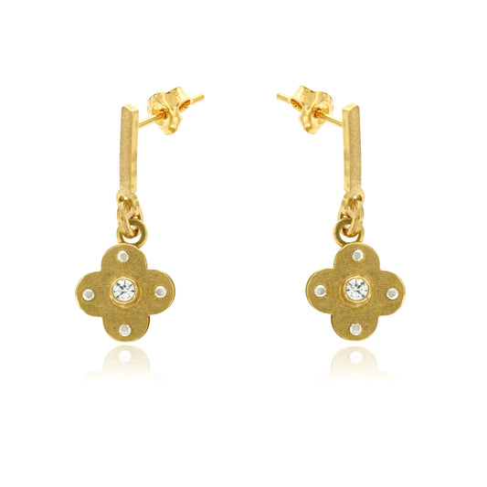 Mysterium Collection Vermeil Cubic Zirconia Earrings