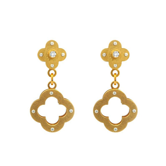 Mysterium Collection Vermeil Cubic Zirconia Earrings