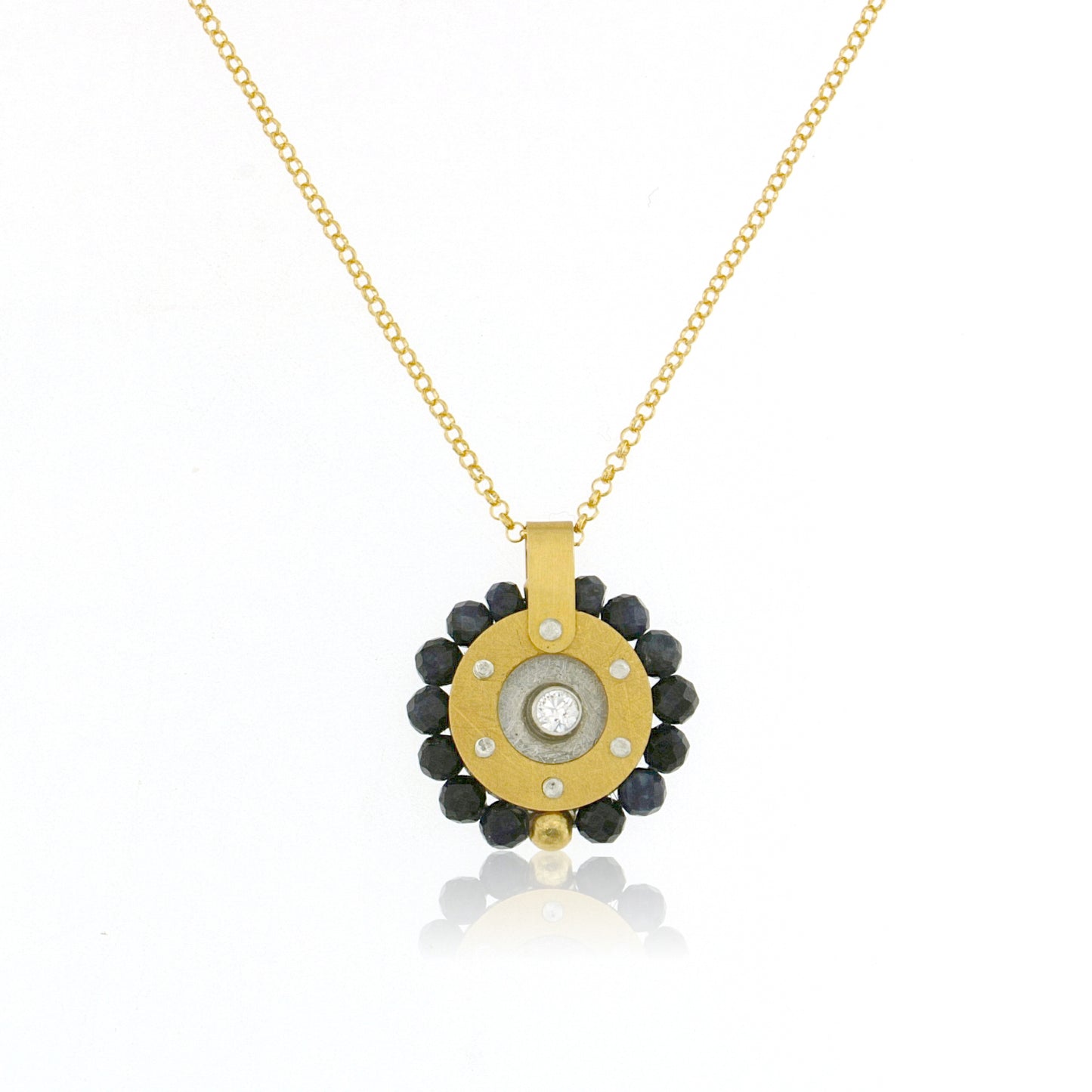 Mysterium Collection Vermeil Sapphire Pendant