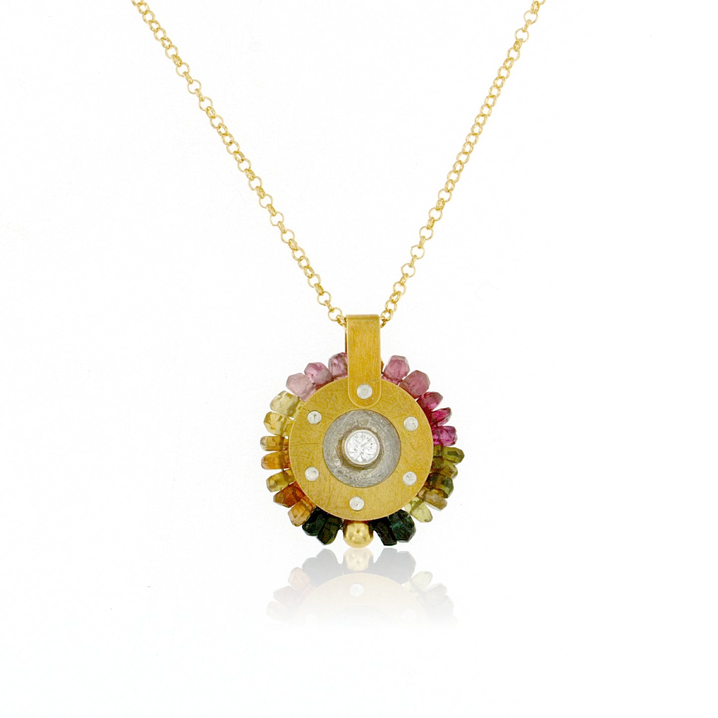 Mysterium Collection Vermeil Tourmaline Pendant