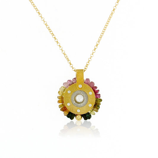 Mysterium Collection Vermeil Tourmaline Pendant