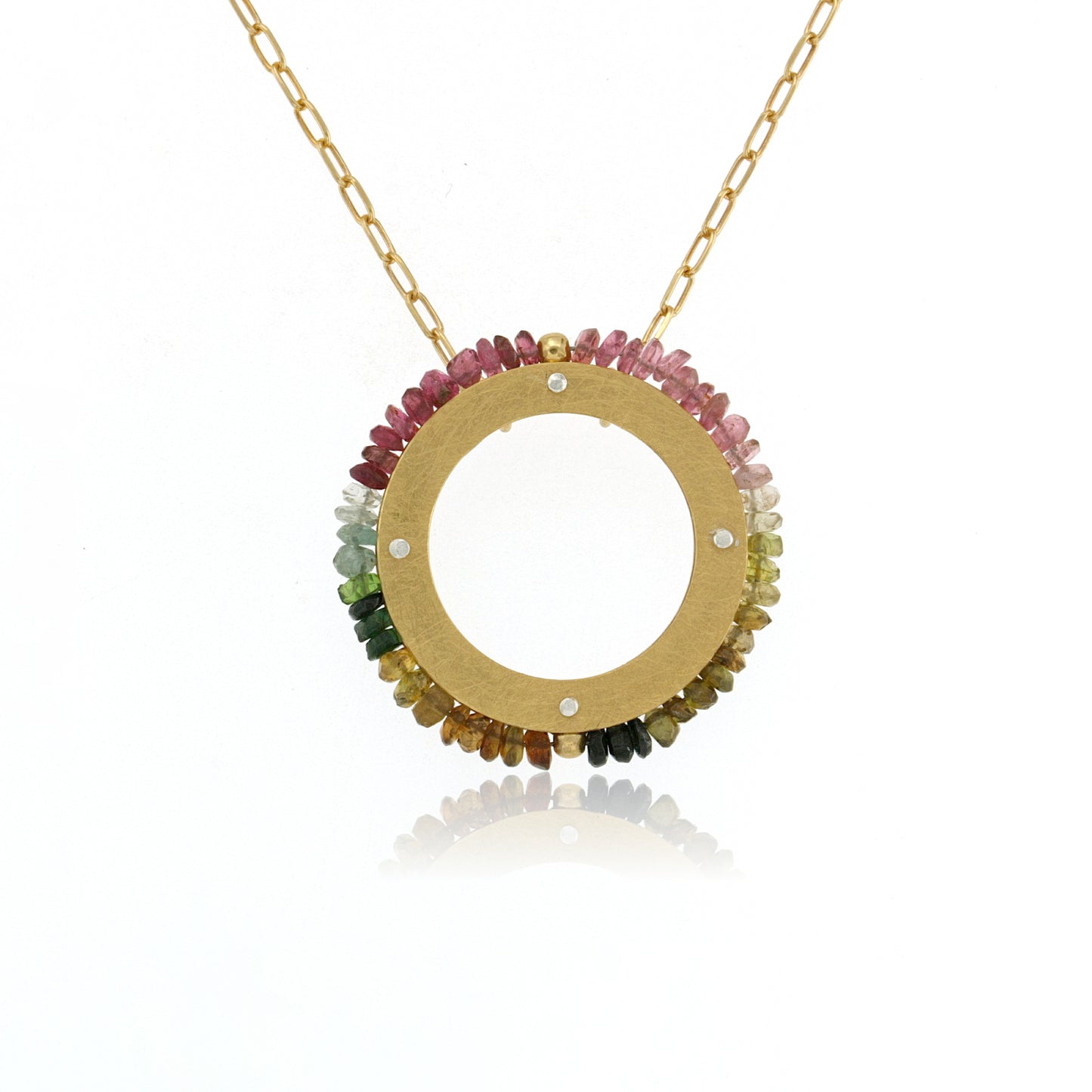 Mysterium Collection Vermeil Tourmaline Pendant