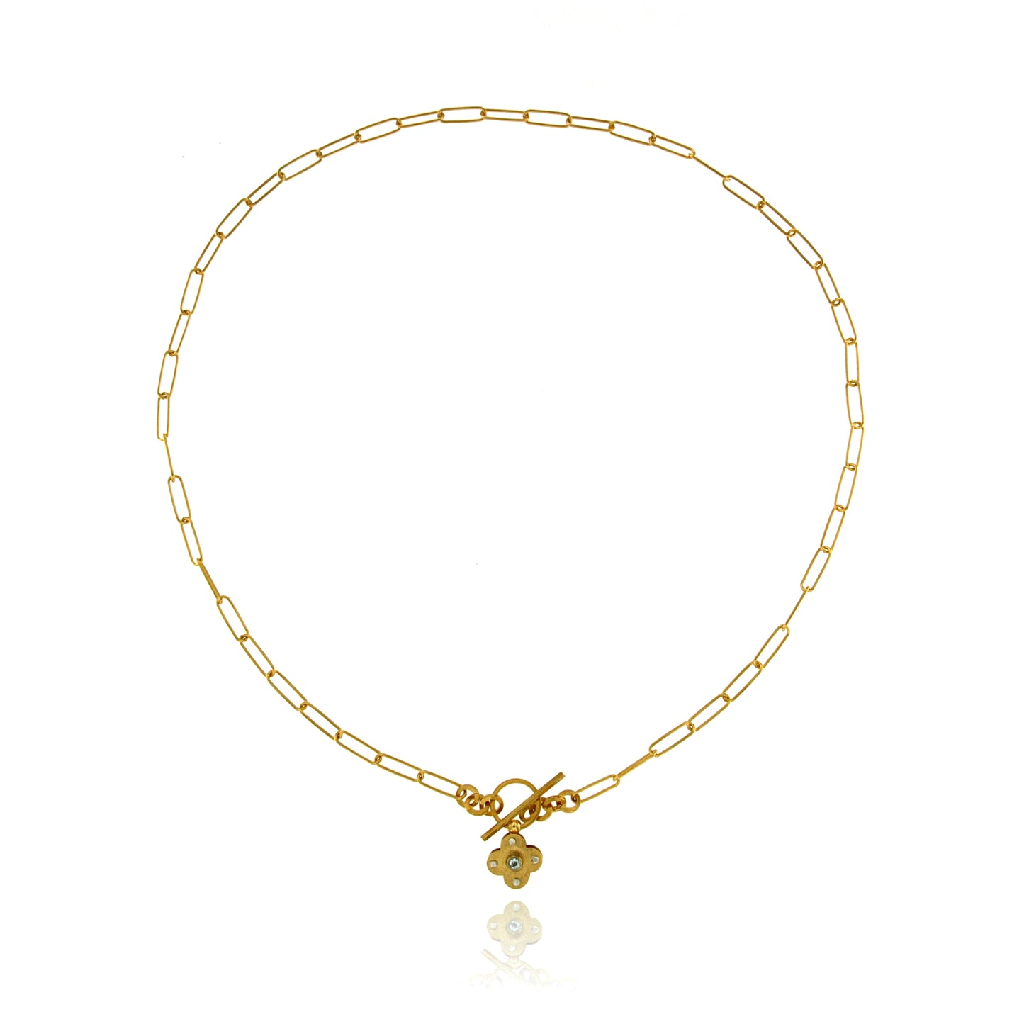 Mysterium Collection Vermeil Blue Topaz Necklace