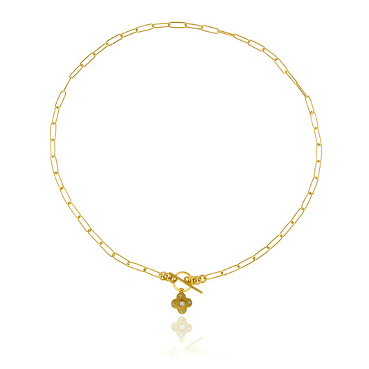 Mysterium Collection Vermeil Cubic Zirconia Necklace