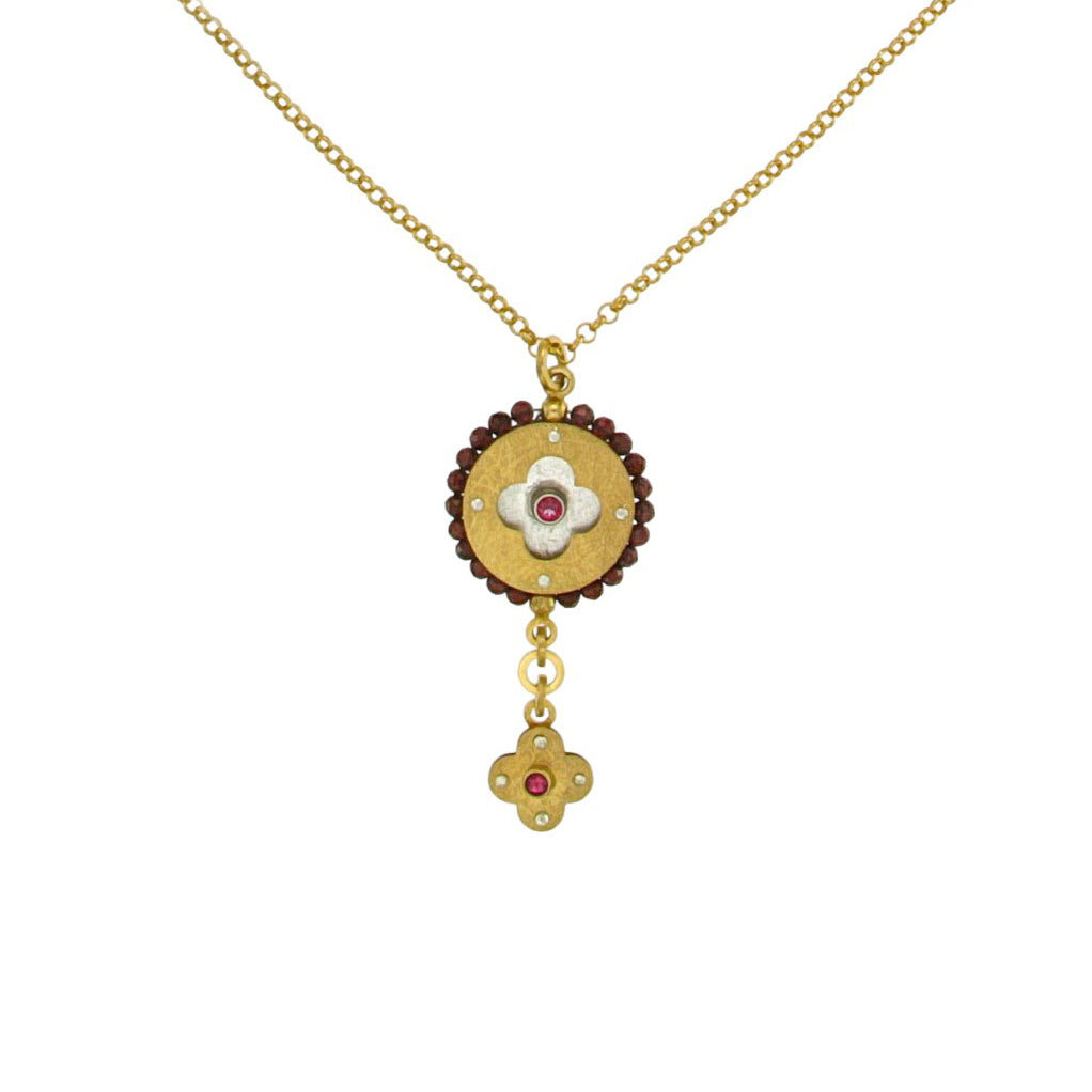 Mysterium Collection Vermeil Garnet Pendant