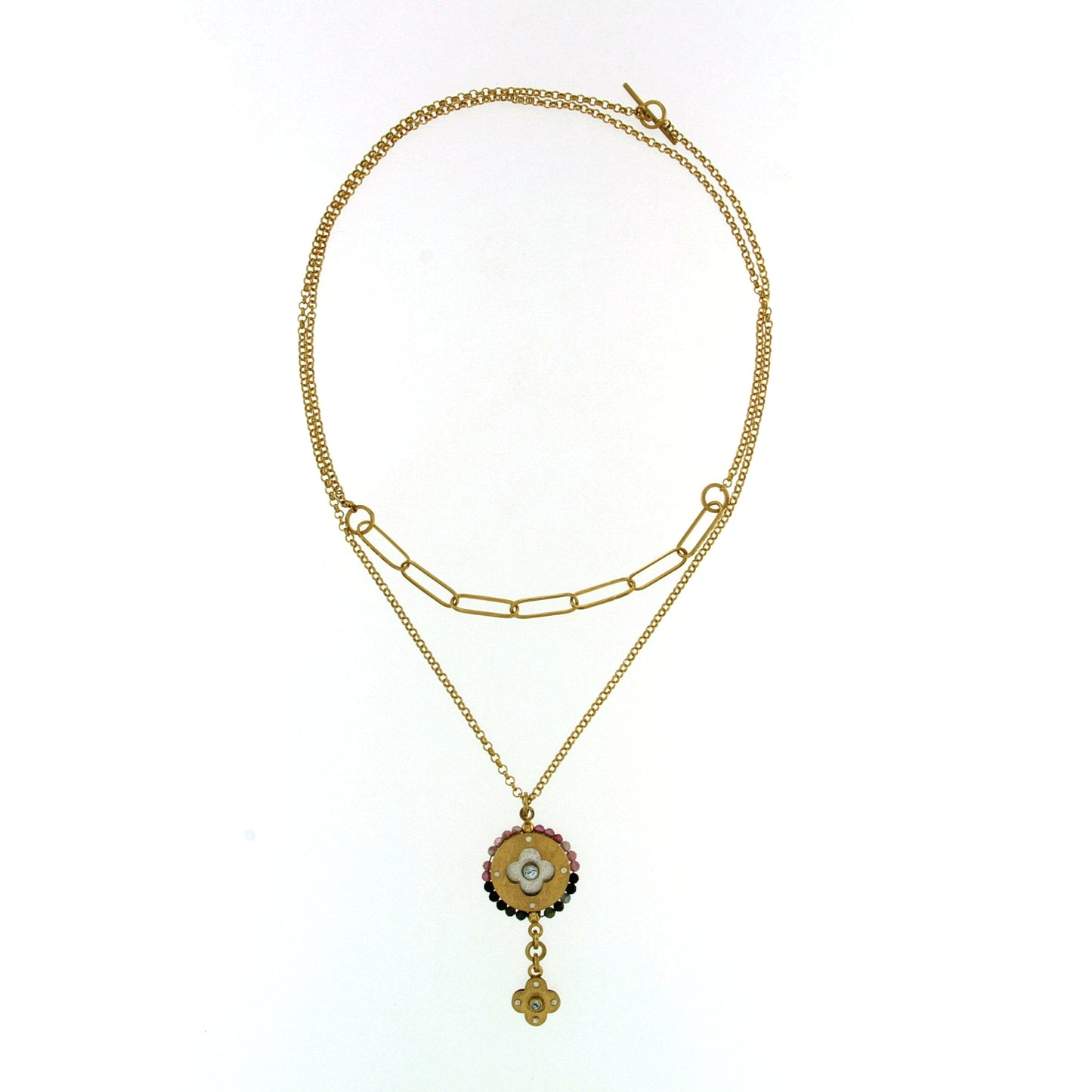 Mysterium Collection Vermeil Tourmaline Pendant