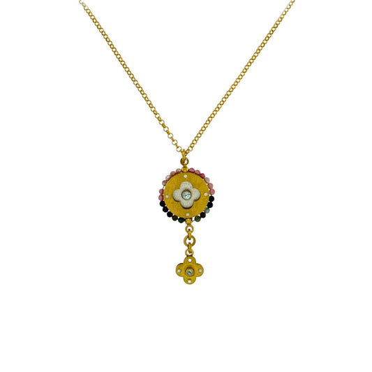 Mysterium Collection Vermeil Tourmaline Pendant