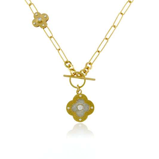 Mysterium Collection Vermeil Cubic Zirconia Necklace