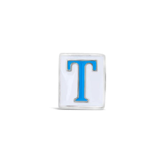 Cristy Cali Enameled Couture Street Tile Initial Charms