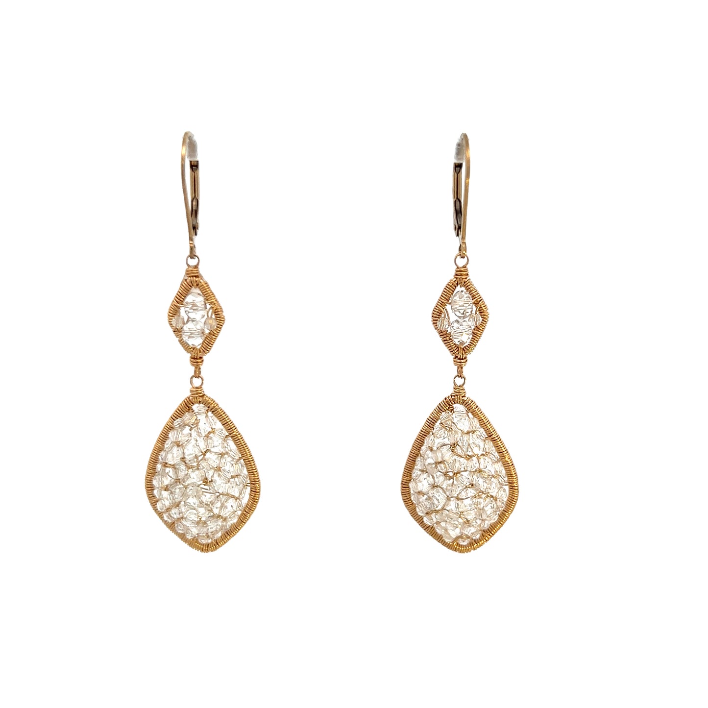 Dana Kellin Collection Crystal Drop Earrings