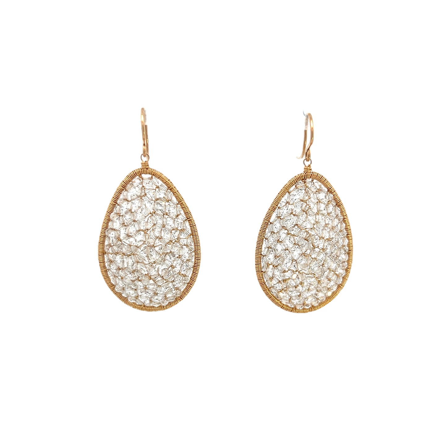 Dana Kellin Collection Crystal Teardrop Earrings