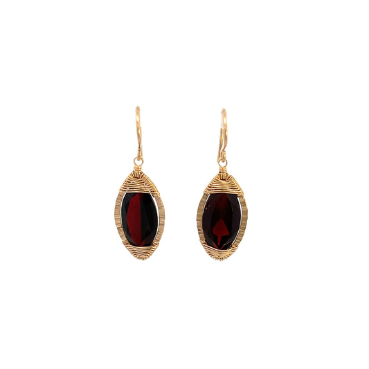 Dana Kellin Collection Garnet Earrings